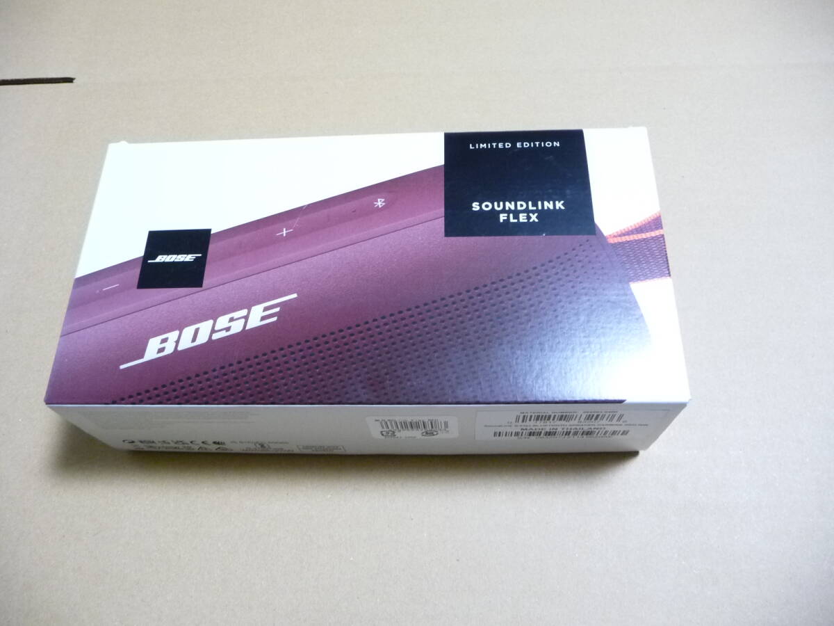 ◆新品未開封 ボーズ Bluetoothスピーカー BOSE SoundLink Flex Bluetooth speaker Carmine Red [ポータブル/カーマインレッド] 保証付の画像6