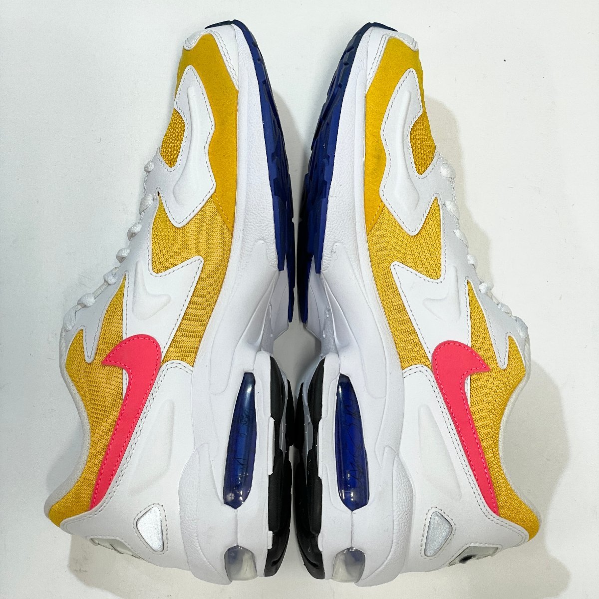 28cm NIKE AIR MAX2 LIGHT AO1741-700 ナイキ エア マックス スクエア ライト ユニバーシティーゴールド メンズ スニーカー RK 104212_画像4