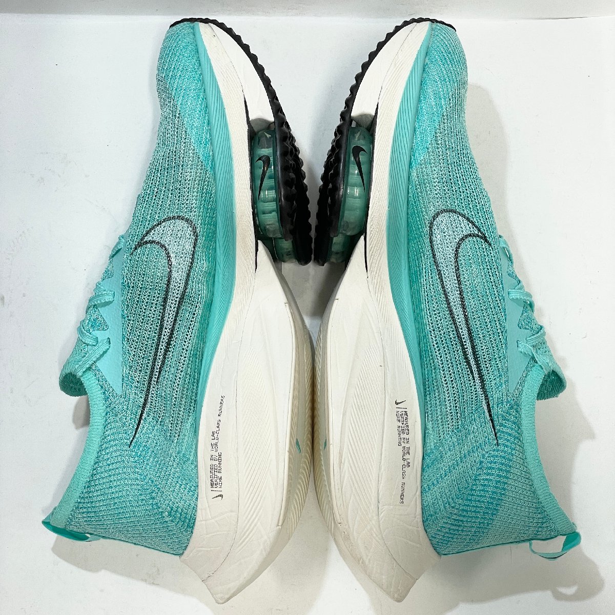 31cm NIKE AIR ZOOM ALPHA FLY NEXT% CI9925-300 ナイキ エア ズーム アルファフライ ネクスト％ ハイパーターコイズ メンズ TW H97809_画像4