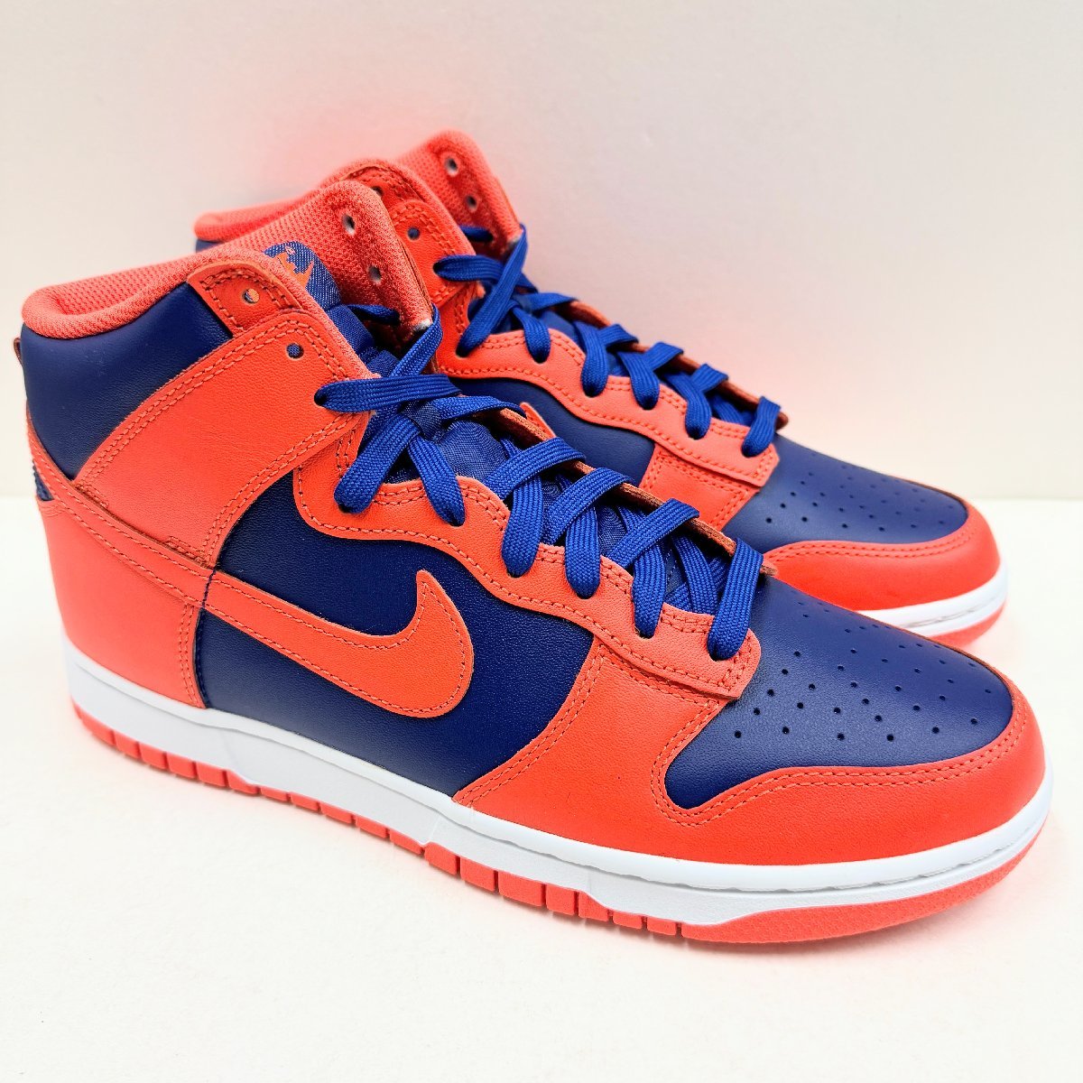 27cm NIKE DUNK HI RETRO DD1399-800 ナイキ ダンク ハイ レトロ オレンジブルー メンズ スニーカー DZ H90358_画像1