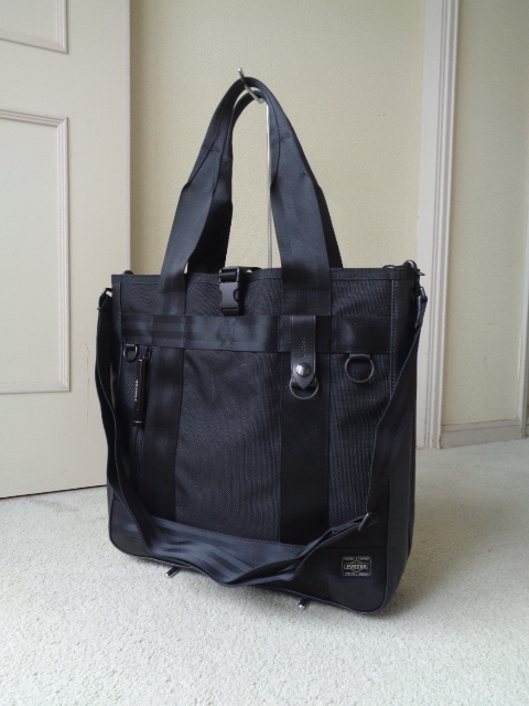 * ultimate beautiful goods *PORTER* heat * Yoshida bag *2WAY tote bag * black * product number 703-07965*