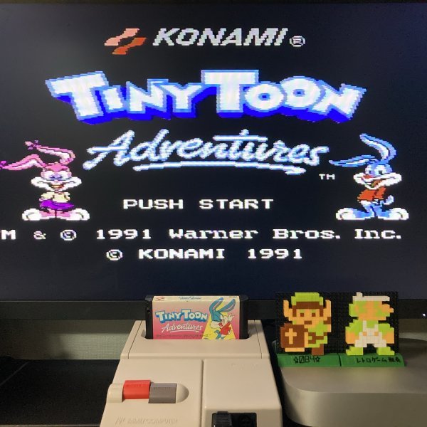 ★何点でも送料１８５円★ タイニートゥーンアドベンチャー TINY TOON Adventures ファミコン ロ6レ即発送 FC 動作確認済み ソフト_画像4