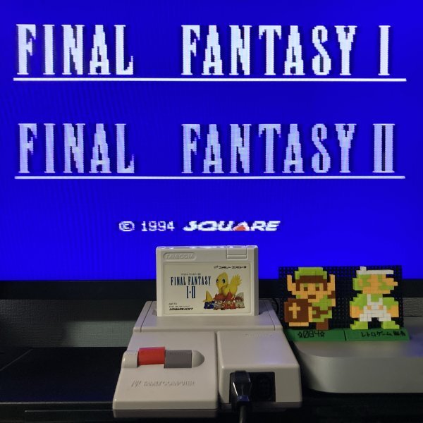 ★何点でも送料１８５円★ ファイナルファンタジー1＋2 FINAL FANTASY Ⅰ＋Ⅱ ロ12レ即発送 FC 動作確認済み ソフト_画像3