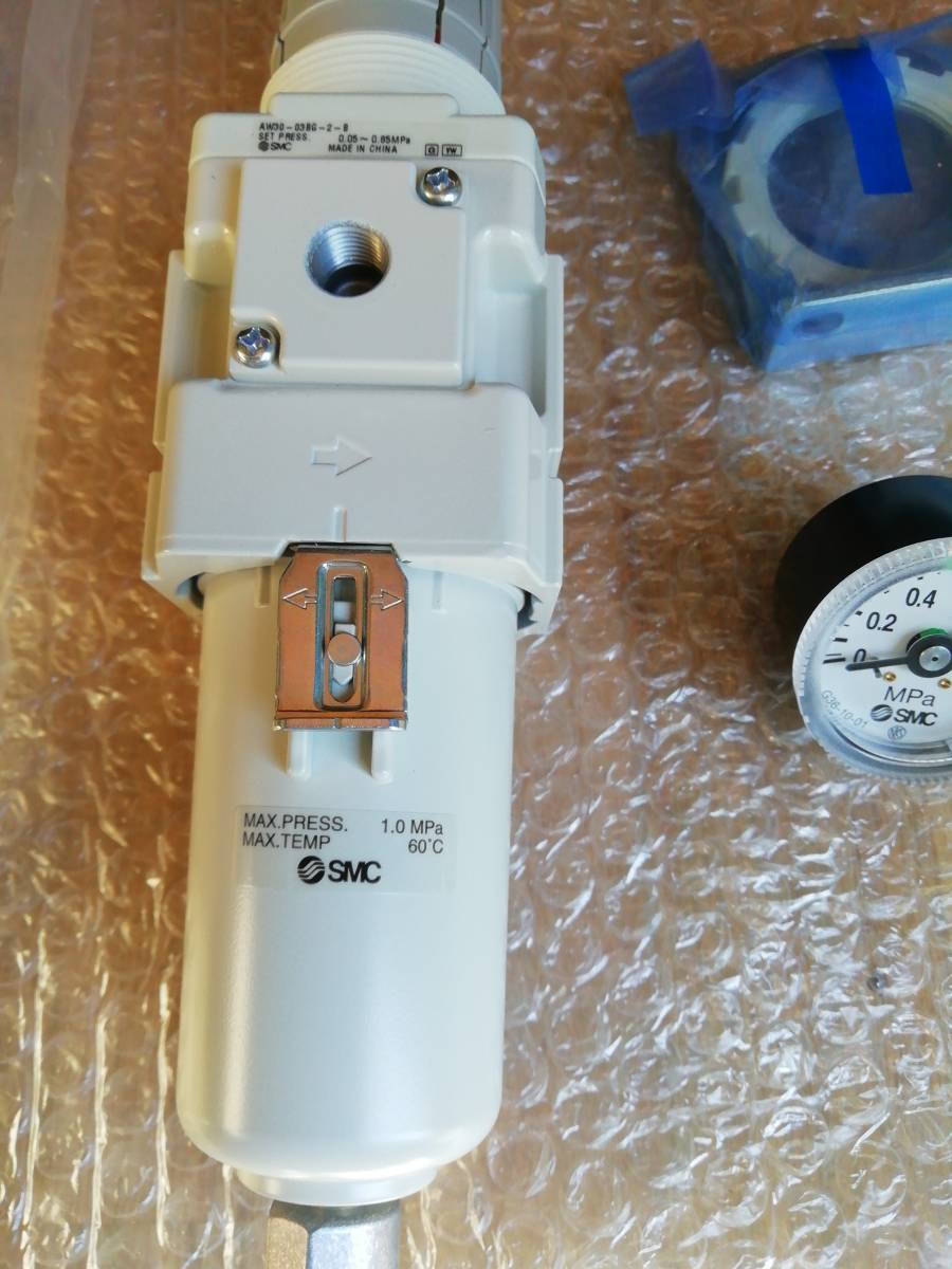 圧力調整器　SMC レギュレーター　AW30-03BG-2-B　新品未使用_画像3