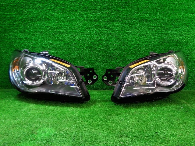 美品!! 鷹目 インプレッサ GG2 GG3 GGA GGB GDA GDB GGC GGD 純正 HID ヘッドライト 左右 検索) WRX STI スポイラー 車高調 グリル フォグ_画像4