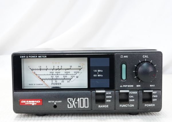 第一電波工業　SX-100　1.8MHz～60MHz　3KW　SWR＆パワー計_画像1