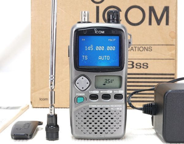 ICOM　IC-R3ss　0.5～2450MHz　映像電波受信＋方向探知　広帯域レシーバー受信機_画像1