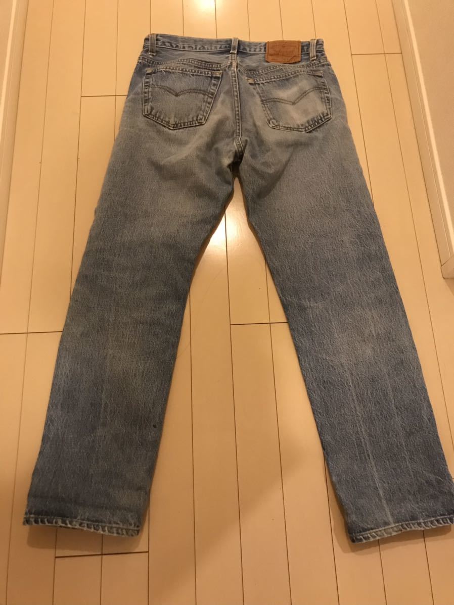 Levi‘s 501 リーバイス501 ジーンズ DENIM BLUE w34 実寸80cm Made in USA 工場番号552_画像2