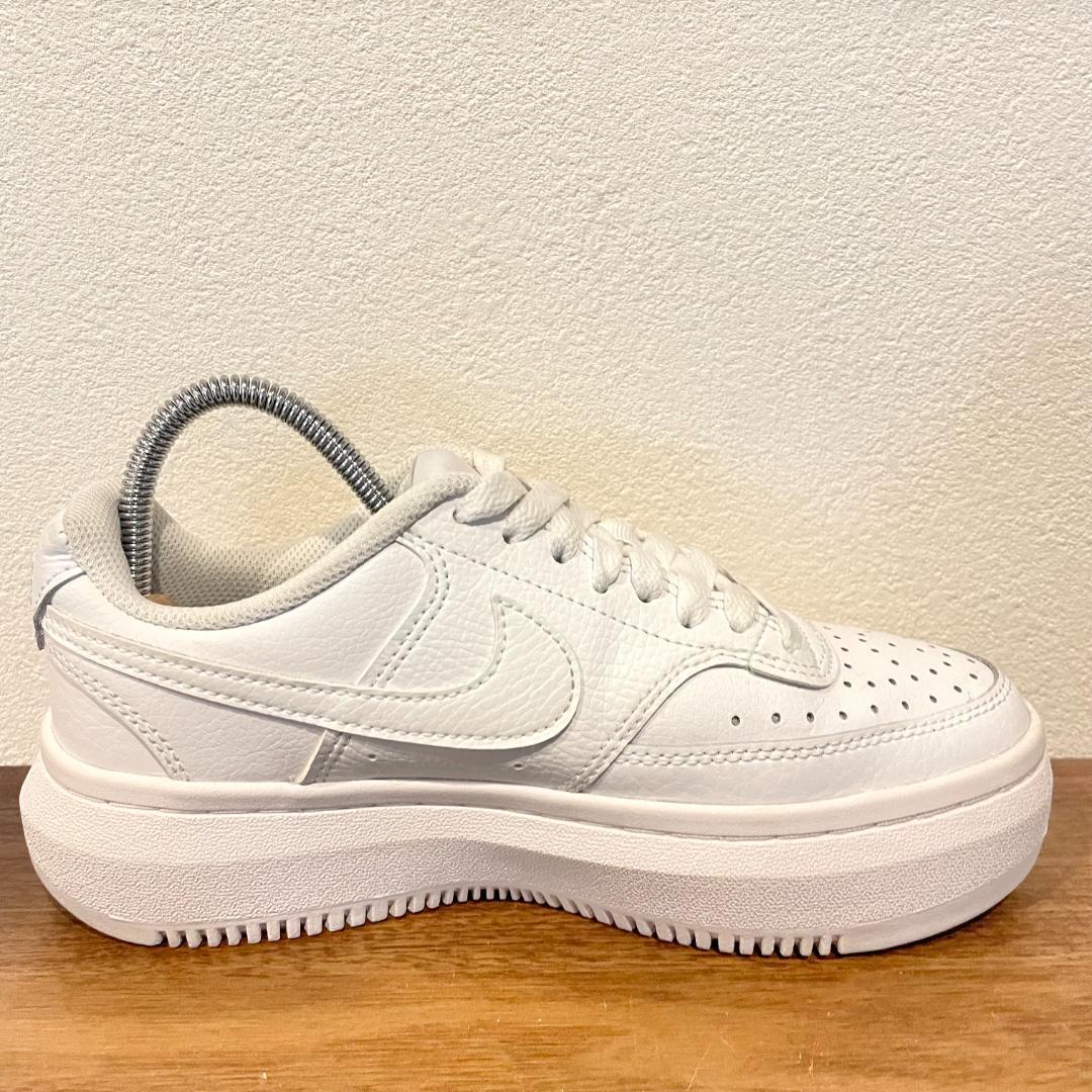 NIKE W COURT VISION ALTA LTR ナイキ コートビジョン アルタ ホワイト レディース DM0113-100 ローカットスニーカー 23.5cm 美品_画像5