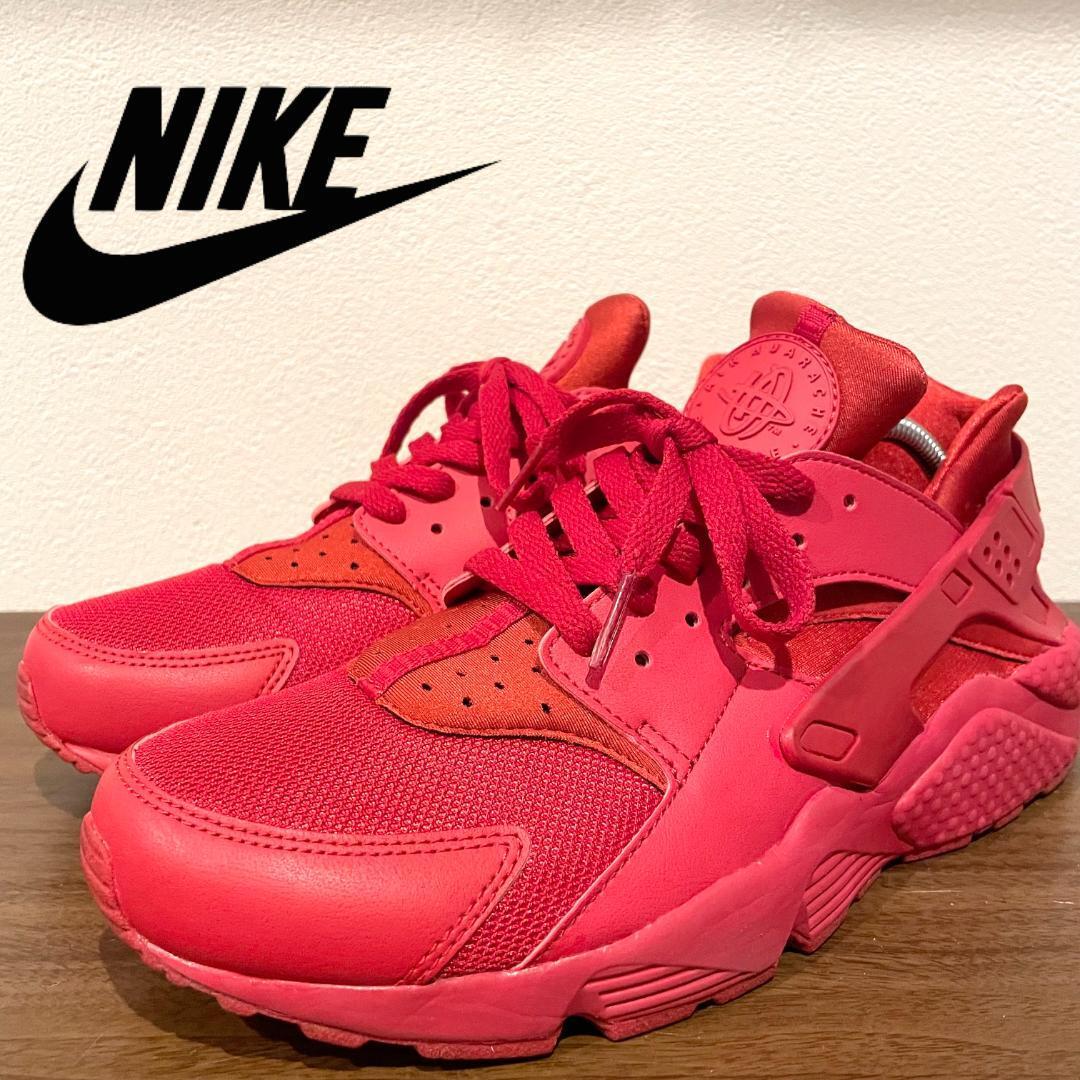 NIKE AIR HUARACHE Triple Red ナイキ エア ハラチ トリプルレッド メンズ 318429-660 ローカットスニーカー 27.5cm _画像1