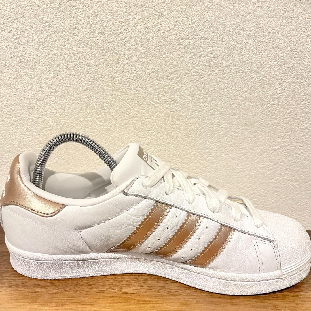 adidas Superstar White Metallic アディダス スーパースター ホワイトメタリック CG5463 レディース ローカットスニーカー 23cm_画像5