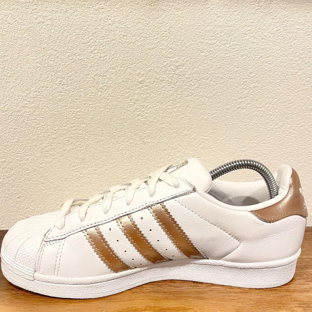 adidas Superstar White Metallic アディダス スーパースター ホワイトメタリック CG5463 レディース ローカットスニーカー 23cm_画像6