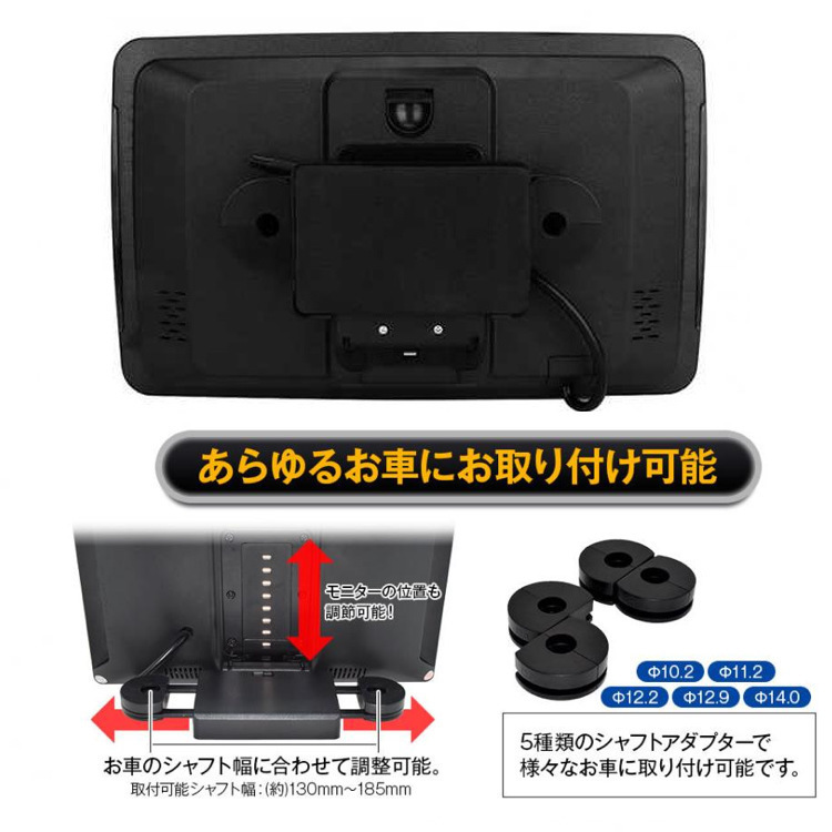 [ new goods ]10.1 -inch head rest DVD player speaker built-in VCD/CD/MP4/CD-R etc. great number correspondence cigar power supply attaching game attaching 
