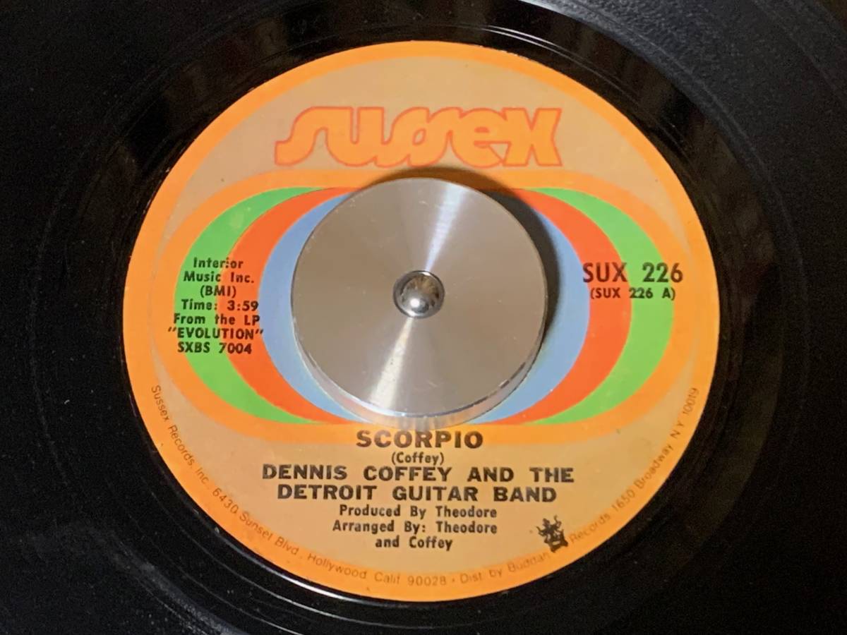 DENNIS COFFEY ♪SCORPIO 7インチ 45_画像1