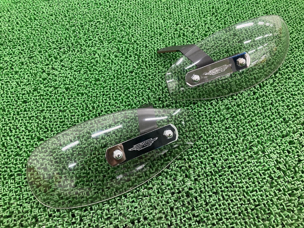 ナショナルサイクル製XV1600ロードスター ナックルガード 左右 社外 中古 バイク 部品 N5503 553165 コンディション良好 品薄 希少品