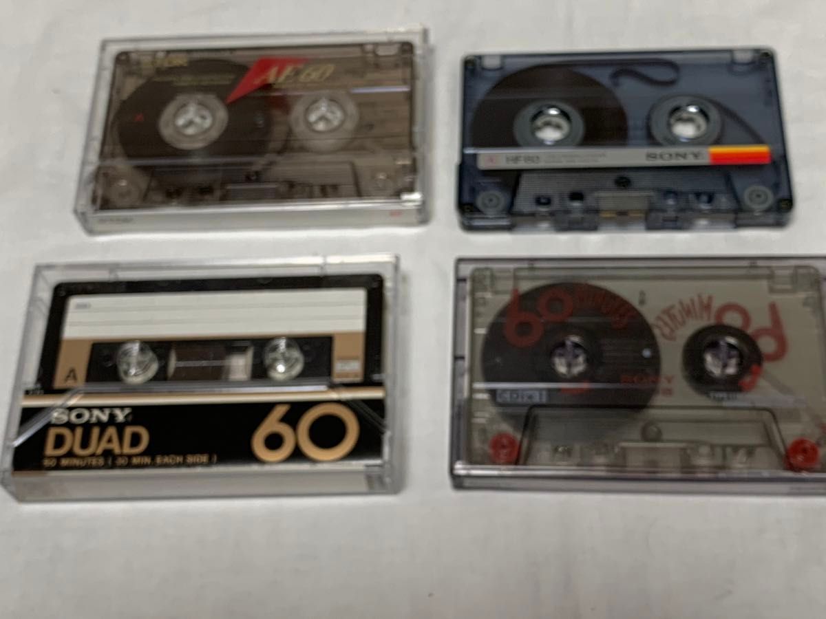 カセットテープ(1度録音のみ)60分×4本セット|Yahoo!フリマ(旧 カセットテープ(1度録音のみ)60分×4本セット|Yahoo!フリマ(旧