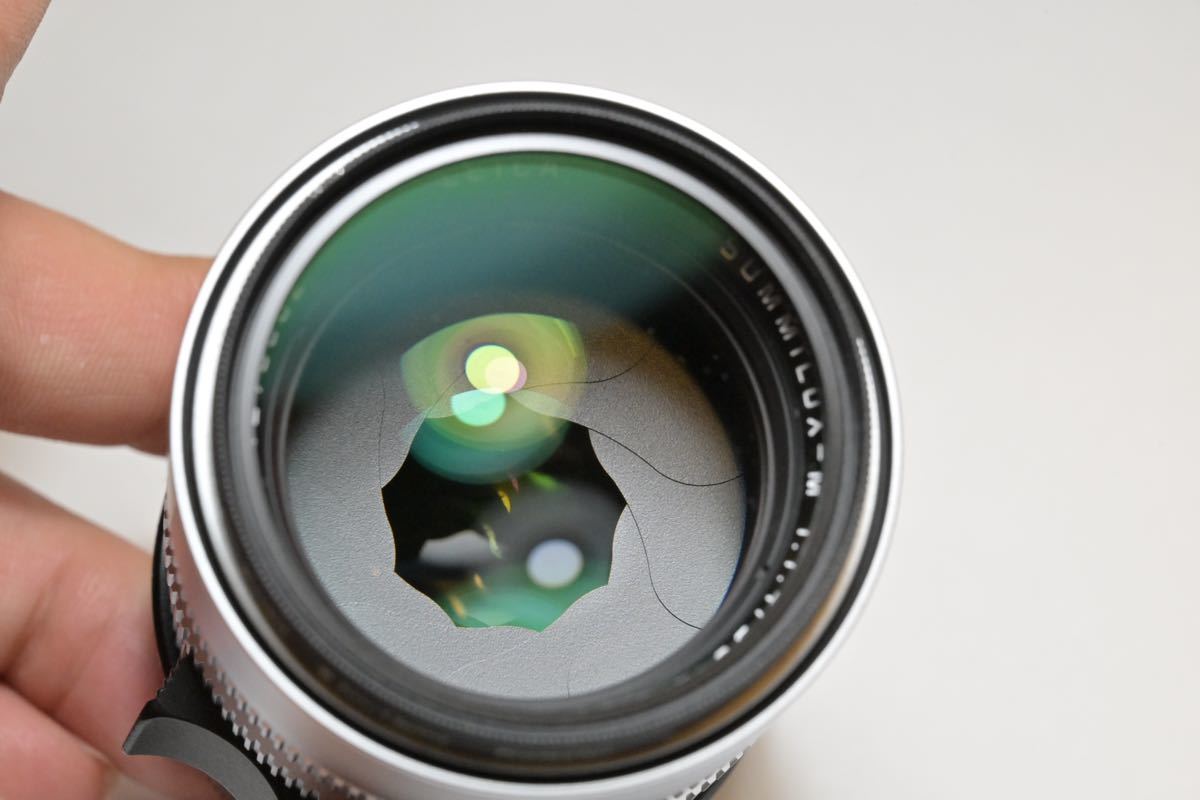 【最終】Leica ライカ ズミルックス　50mm F1.4 シルバー　Summilux 6bit改造済_画像8