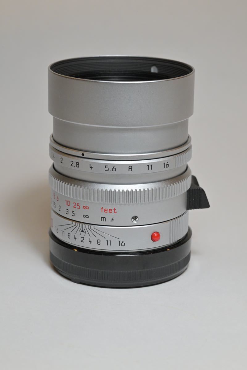 【最終】Leica ライカ ズミルックス　50mm F1.4 シルバー　Summilux 6bit改造済_画像3