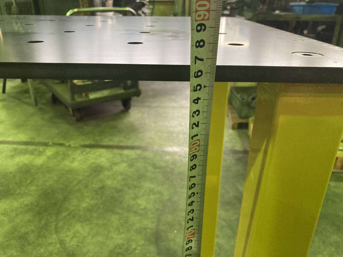 【格安】溶接テーブル　溶接作業台 12ミリ厚1000x600　☆テーブル+脚セットの価格です！①_画像6