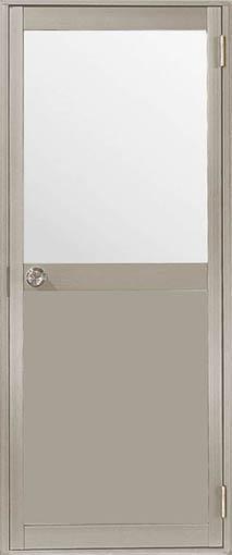 ■【DIY】リクシル（トステム） アルミ 勝手口ドア 内付 W750×H1841（0718）框ドアタイプ