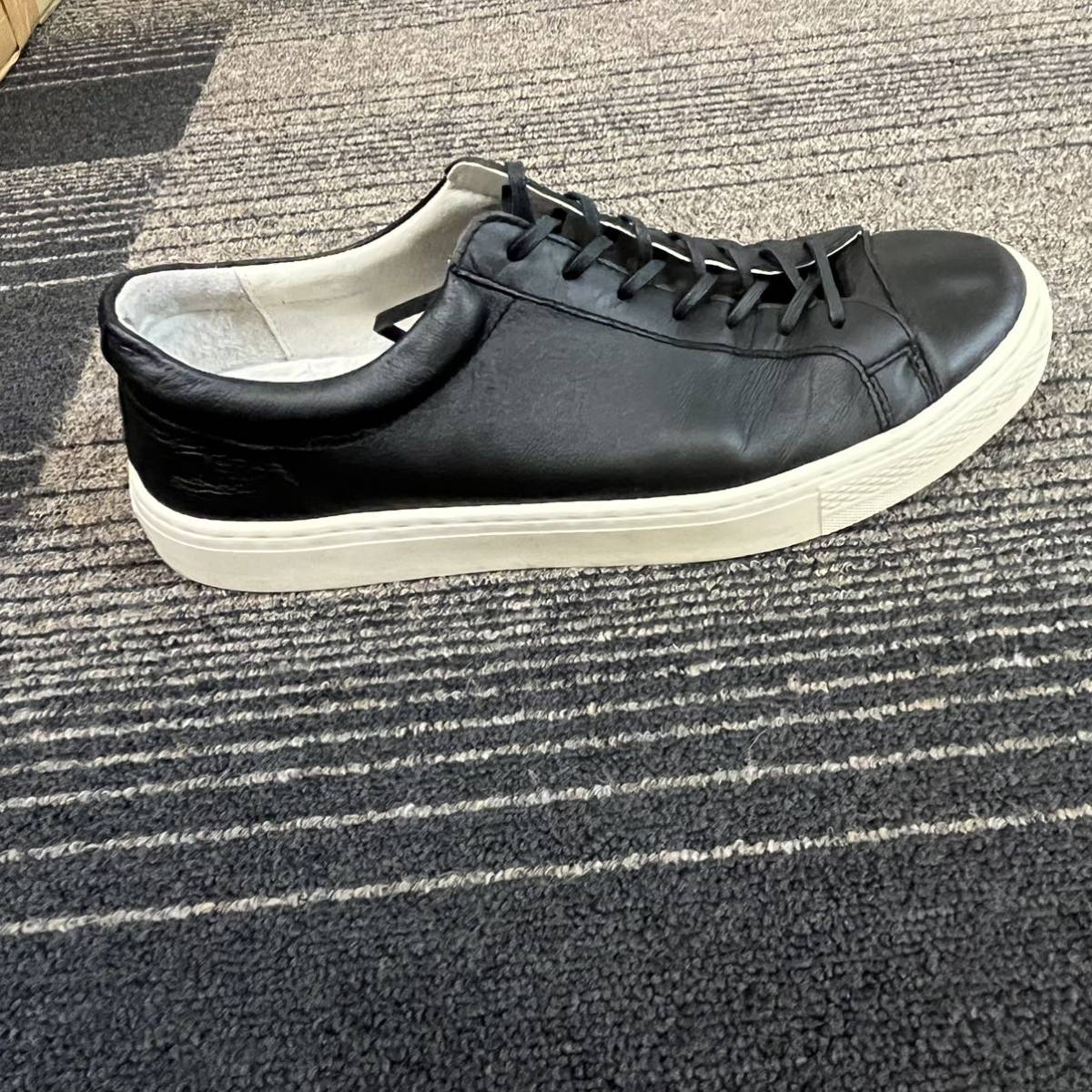 【TF0131】converse コンバース ブラック 黒 スニーカー 靴 25.5cm_画像5