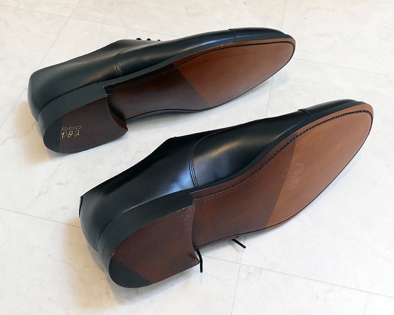 英国靴 Herring Shoes Herring Knightsbridge Oxfords in Black Calf