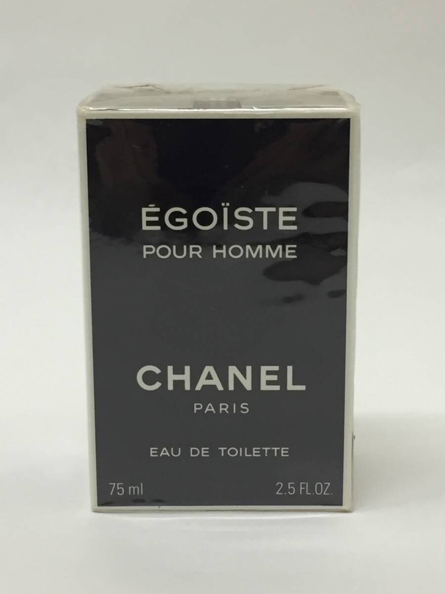 新品未使用！格安！CHANEL シャネル EGOISTE エゴイスト POUR HOMME プールオム EDT オードトワレ 香水 フレグランス 75ml_画像1