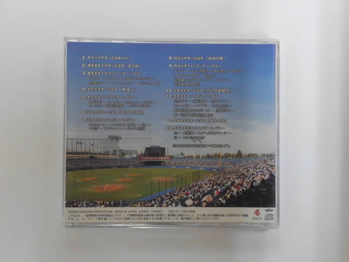 万1 11179 TOKYO BIG6 ~Sounds of 神宮球場 東京六大学野球編~野球 [CD] _画像2