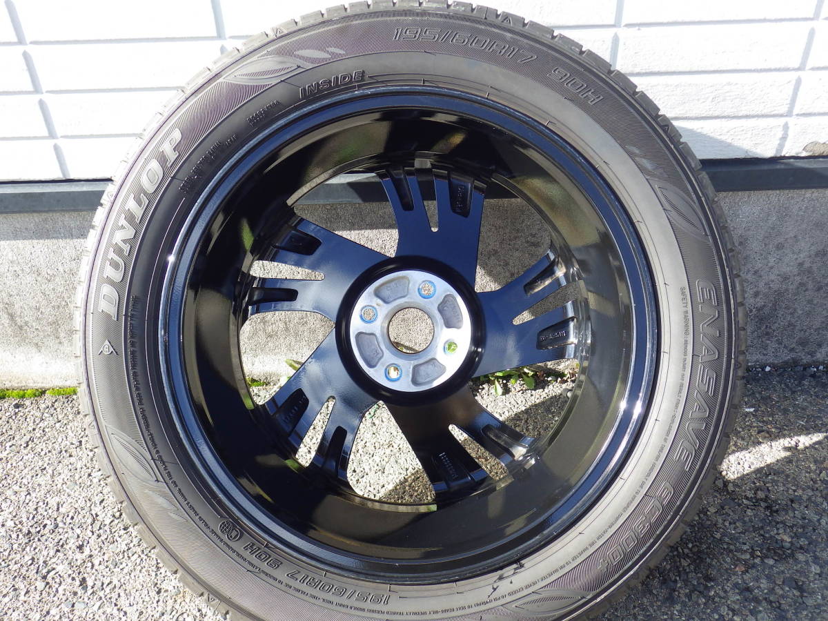 トヨタ ライズ 純正タイヤ付きホイール 6J×17 ＋40 4穴 A210A ダンロップ エナセーブ EC300＋195/60R17 中古品 1本 _画像2