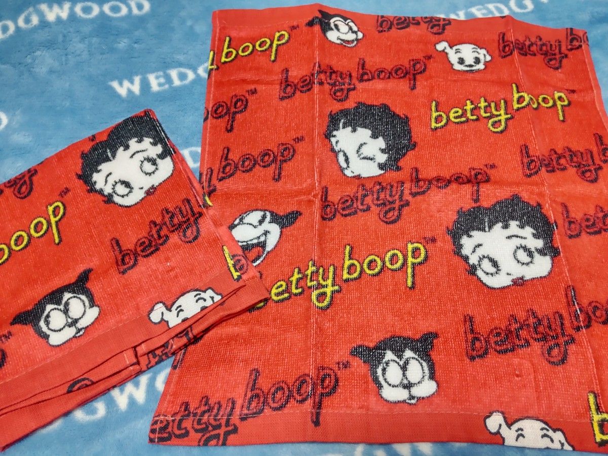 新品 ハンドタオル 2枚 ベティちゃん① ベティ・ブープ Betty Boop