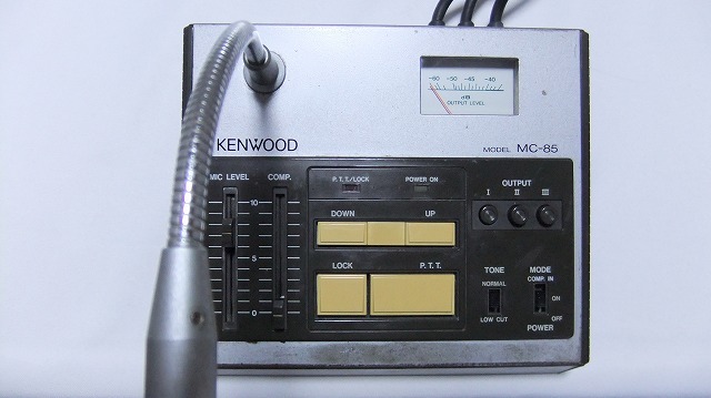 KENWOOD: MC-85スタンドマイク（中古動作品）出力３回路切換_画像8