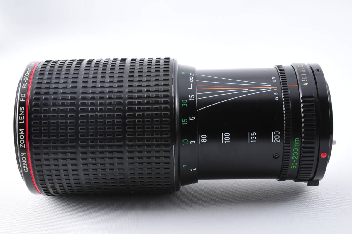 Canon キャノン New FD NFD 80-200mm f/4 L MF Zoom Telephoto Lens #256A_画像6