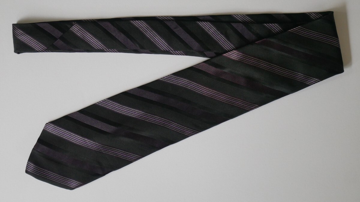 [GIORGIO ARMANIjoru geo Armani ]USED brand necktie /m24-GG12-41-45