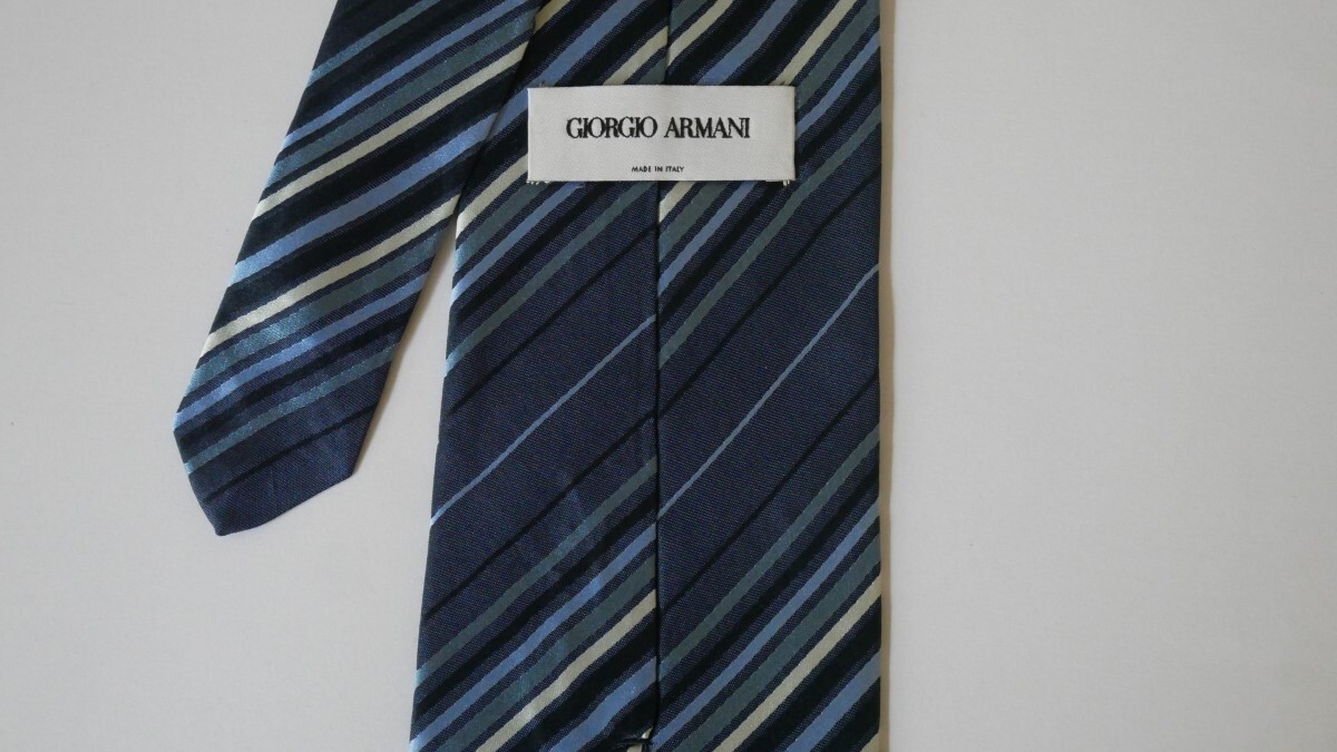 [GIORGIO ARMANIjoru geo Armani ]USED brand necktie /m24-2GG4-26-30