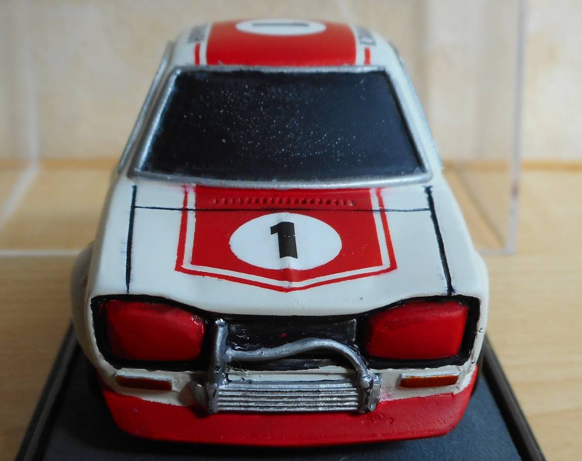 《高橋国光・ネコワークス・完成品・ケース付き》ノンスケール　NISSAN SKYLINE 2000GT-R【NEKO WORKS!(ネコワークス)】KPGC10 チョロQ風