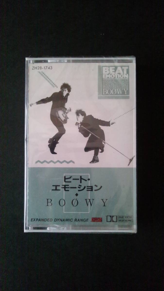 レア 未開封 カセットテープ版 BOOWY 「BEAT EMOTION」☆氷室京介☆ 布袋寅泰☆ 松井恒松☆ 高橋まこと_画像1