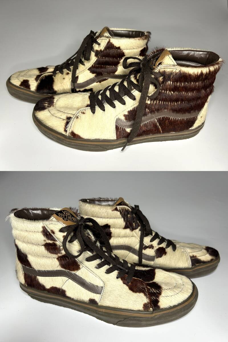 VANS SK8-HI V38PONY US10inch バンズ ハラコレザー スケートハイ ポニー_画像4