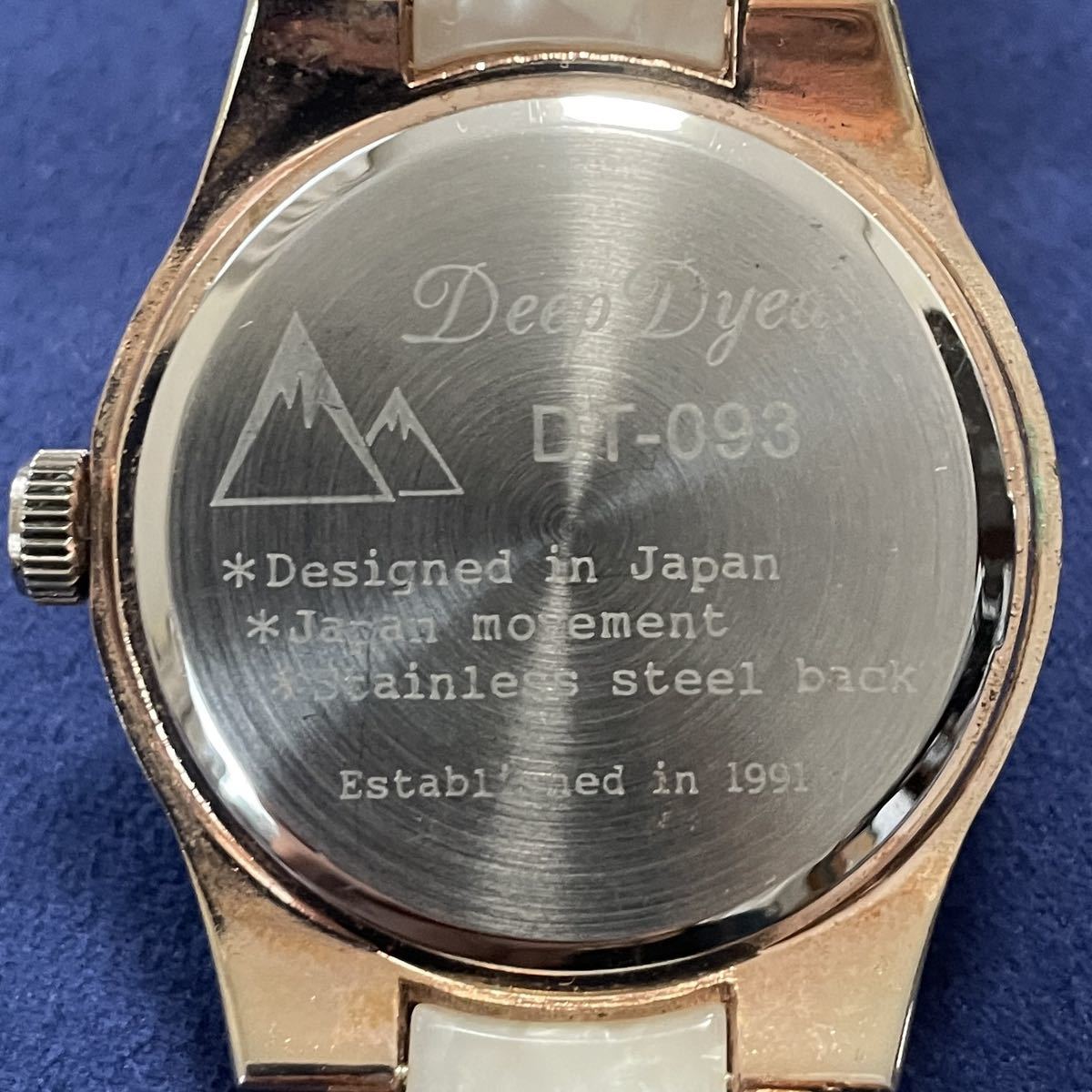 中古メンズ腕時計 Deep Dyed DT-093 大理石柄 クオーツ (2.12)_画像8