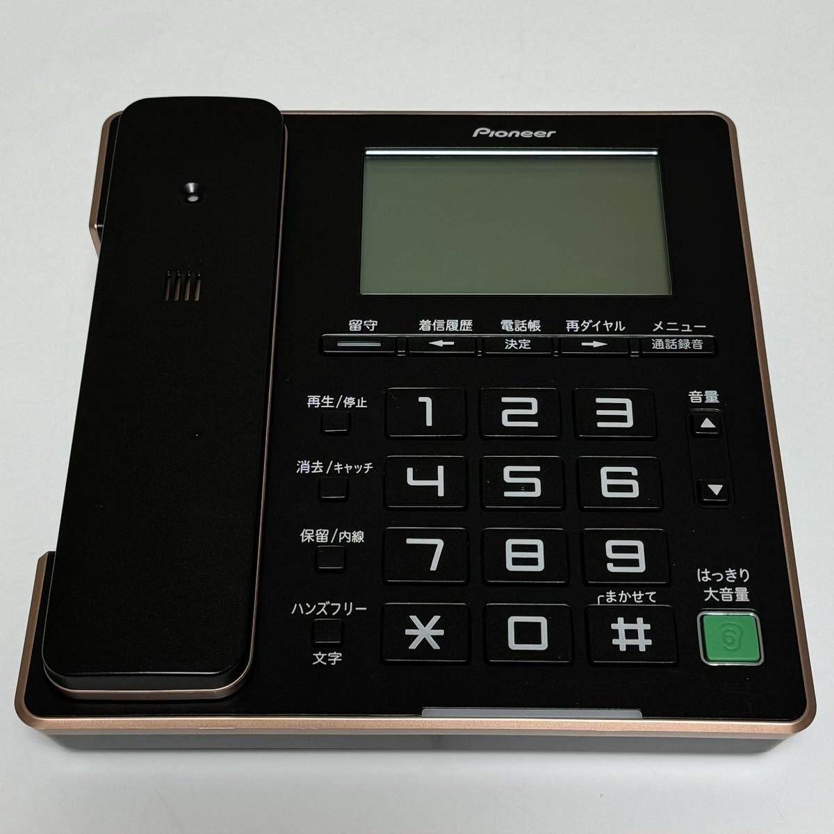 Pioneer パイオニア TF-FA75W デジタルコードレス電話機 子機1台付き ブラックの画像2