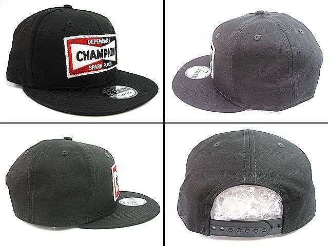 最後の1個！新品！ CHAMPION チャンピオン スパーク プラグ NEW ERA 9FIFTY キャップ ビンテージ CAP 検 HOTROD アメ車 FORD ホットロッドの画像2