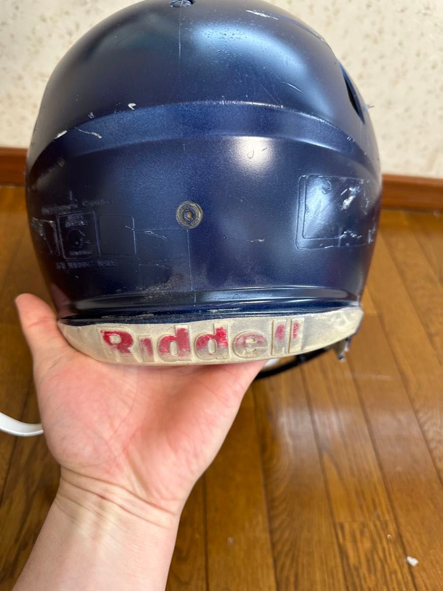アメフト ヘルメット　防具　Riddell リデル　送料無料 アメフト用ヘルメット