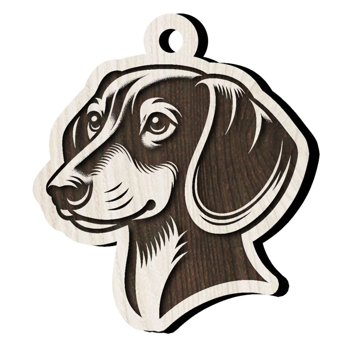ドッグストラップ (ダックスフンド)  細工 彫刻 犬 ドッグ dog 雑貨
