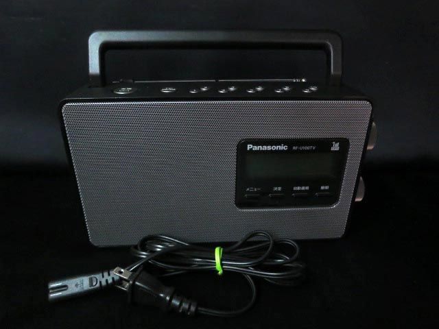 箱なし Panasonic パナソニック RF-U100TV ワンセグTV 音声-FM-AM 3バンド レシーバーの画像1