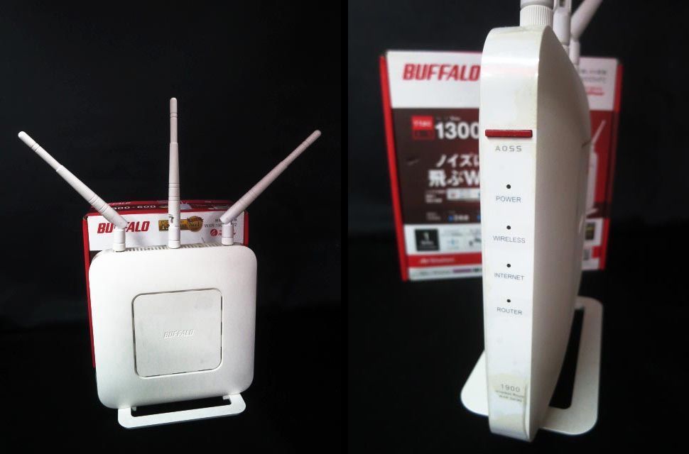 BUFFALO バッファロー 無線LAN Wi-Fi ルーター WXR-1900DHP2 【f】_画像4