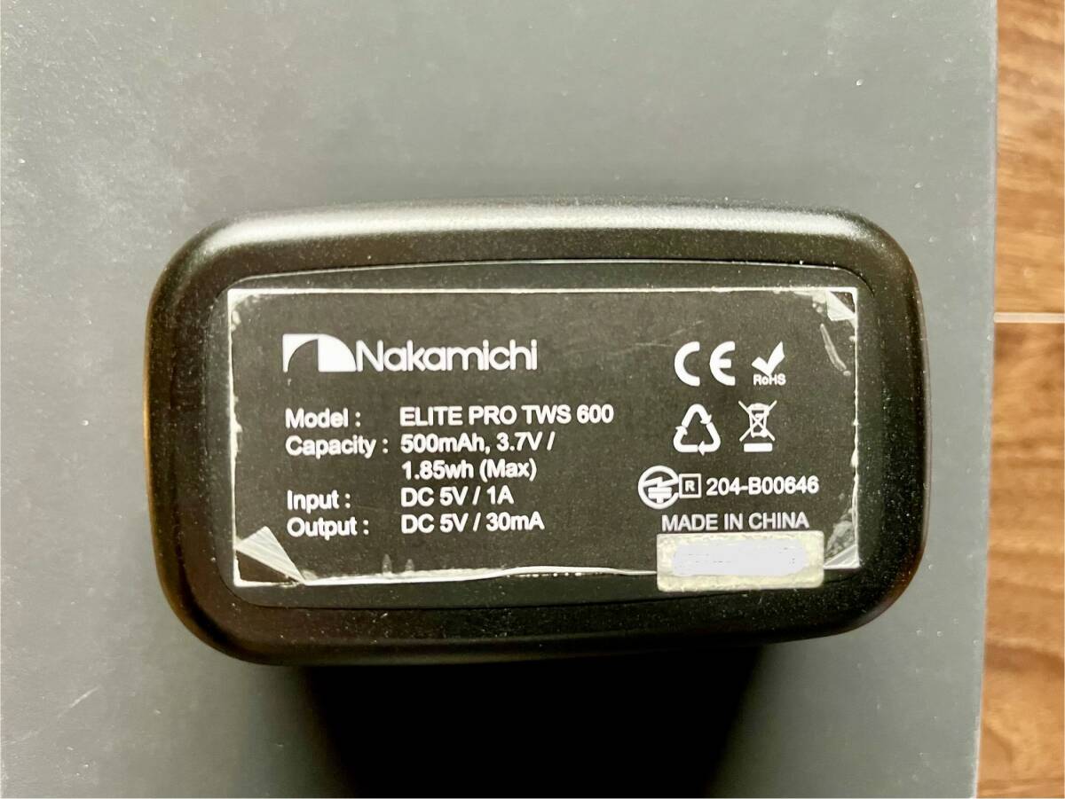 Nakamichi ナカミチ・ワイヤレスイヤホン ELITE Pro TWS600の画像7