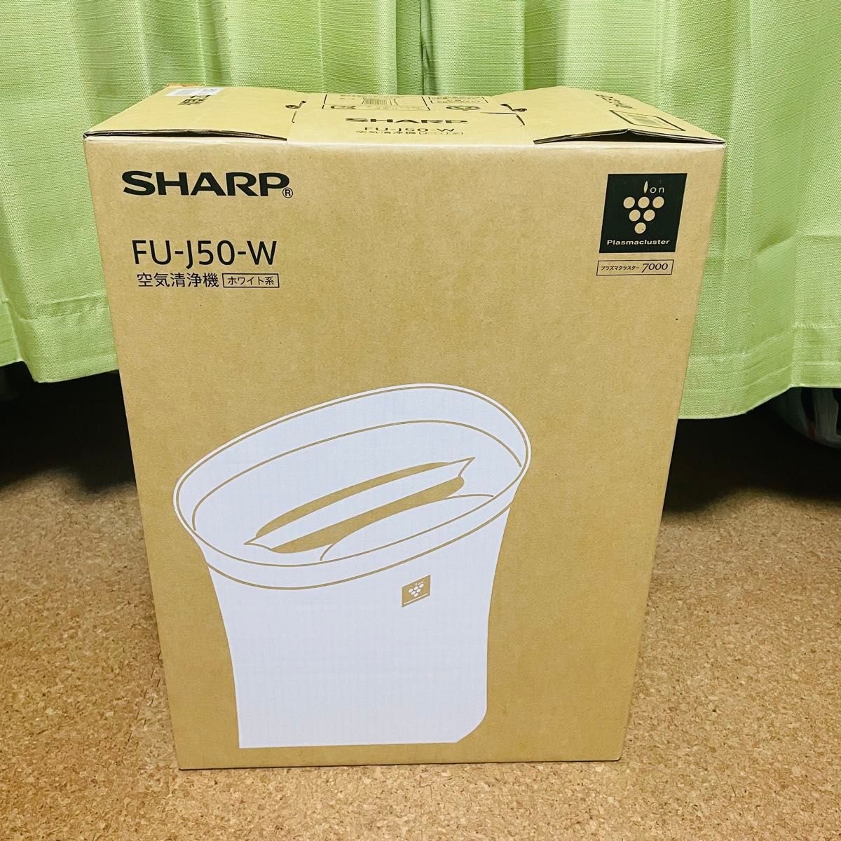 新品未使用】SHARP FU-J50-W プラズマクラスター 空気清浄機 ウイルス