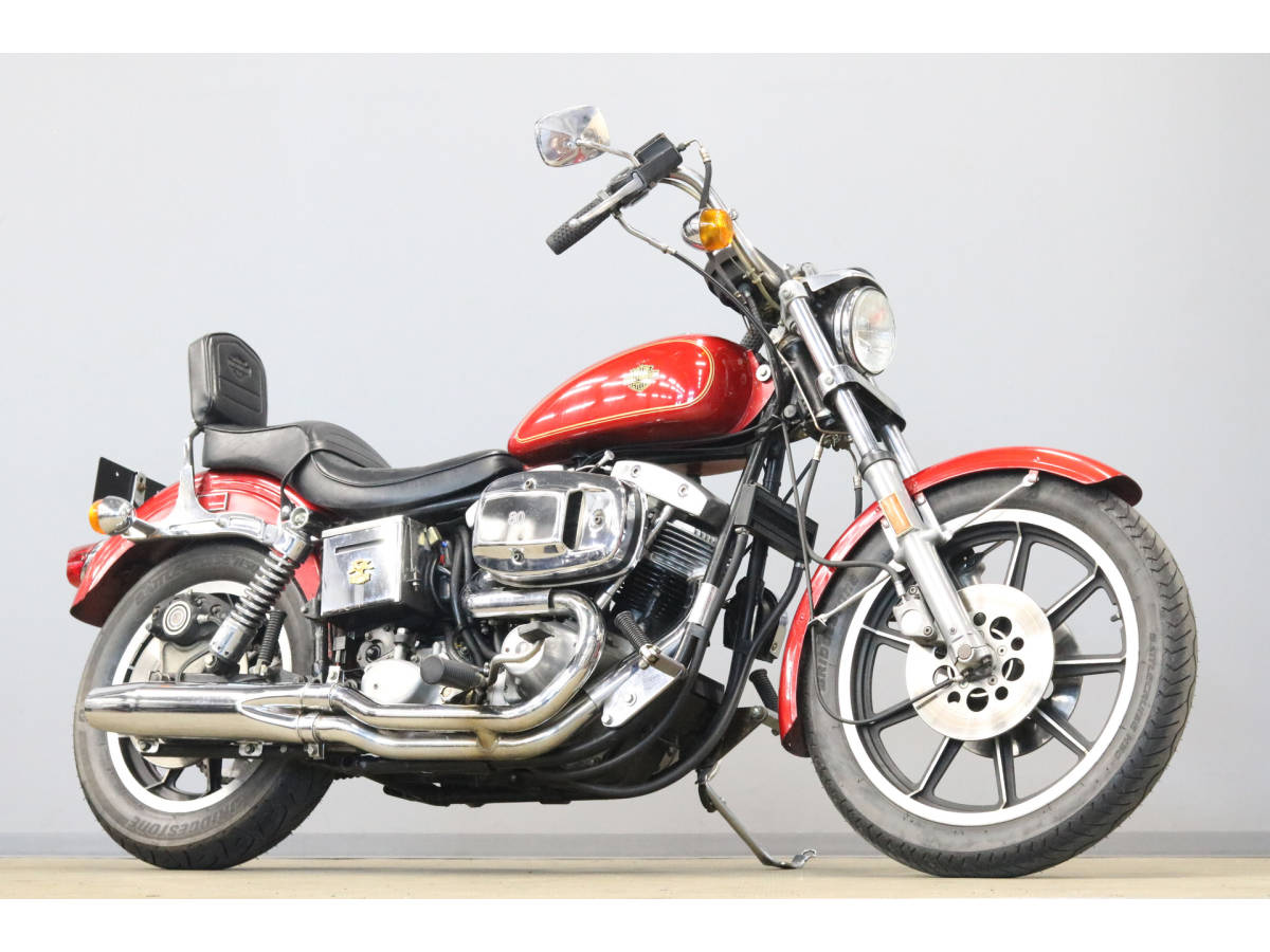 1981y FXE 80ci 1340cc Shovel 30663マイル ショベル 純正度高め 純正エアクリ 純正2in1マフラー リチウムバッテリー