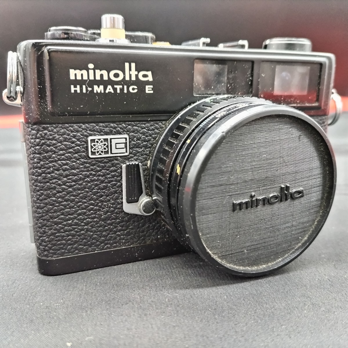 【レアカラー】 MINOLTA ミノルタ Hi-MATIC E フィルムカメラ　カラー→ブラック_画像2