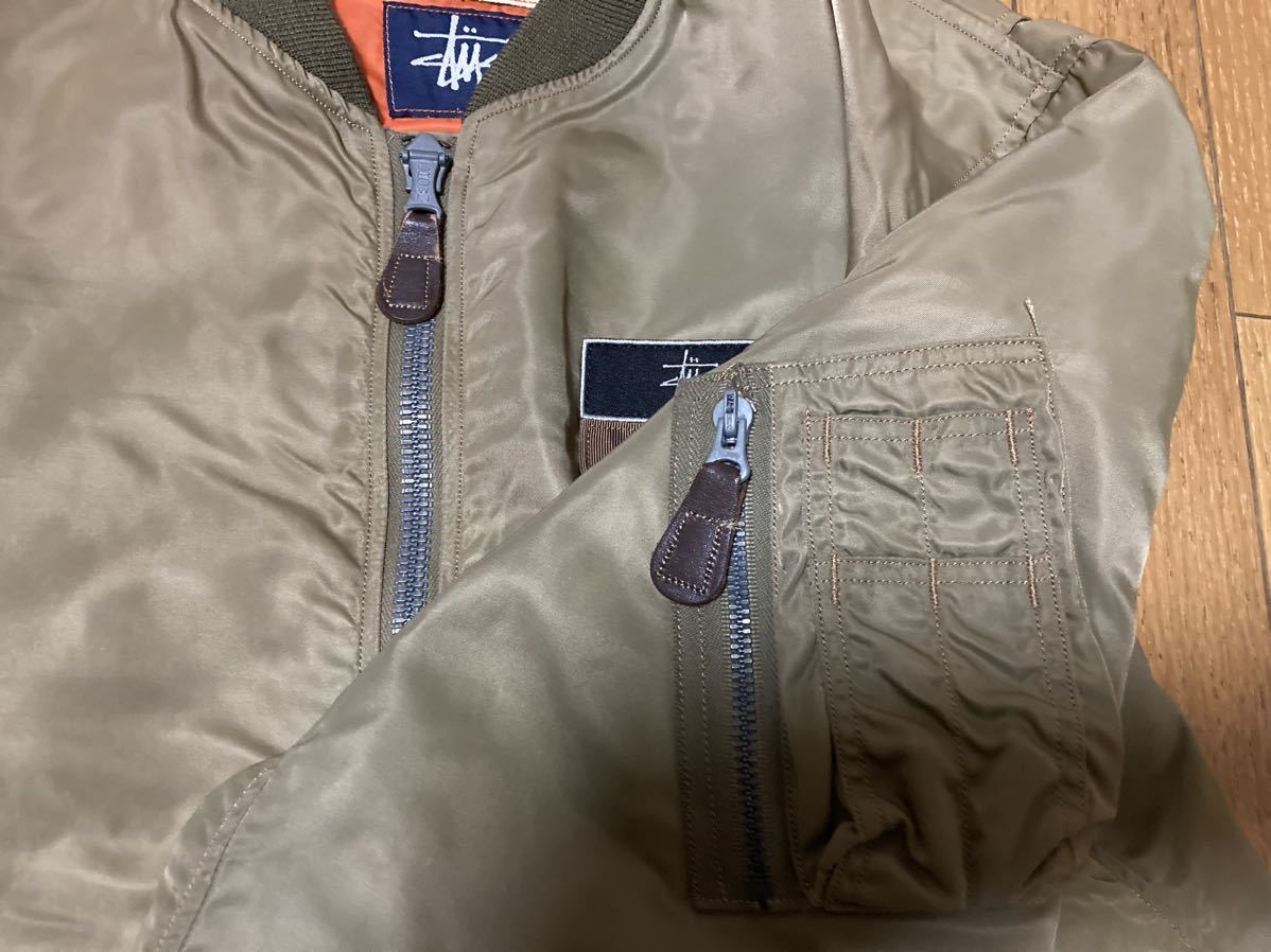 OLD STUSSY MA-1 フライトジャケット M USA製 ビンテージ