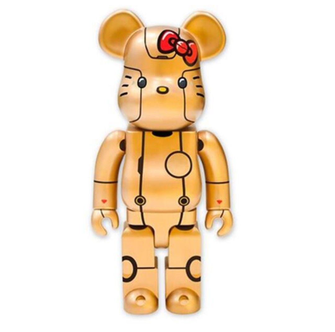  Singapore Action City limitation ROBOT Kitty Gold ver. 400% Bearbrick / unopened 